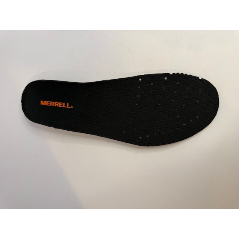 Merrell Replacement Shoe Insoles Right foot Black Blue Heel Cushion Size 8